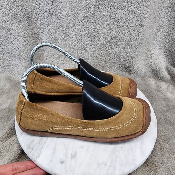 Keen Shoes Womens Size 7.5 Brown Slip On Flats *GUC* - Picture 4 of 12